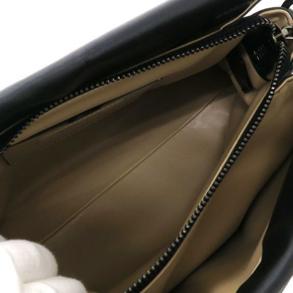 Givenchy Twisted Strap Calfskin Shoulder Bag Black - Picture 2 of 9